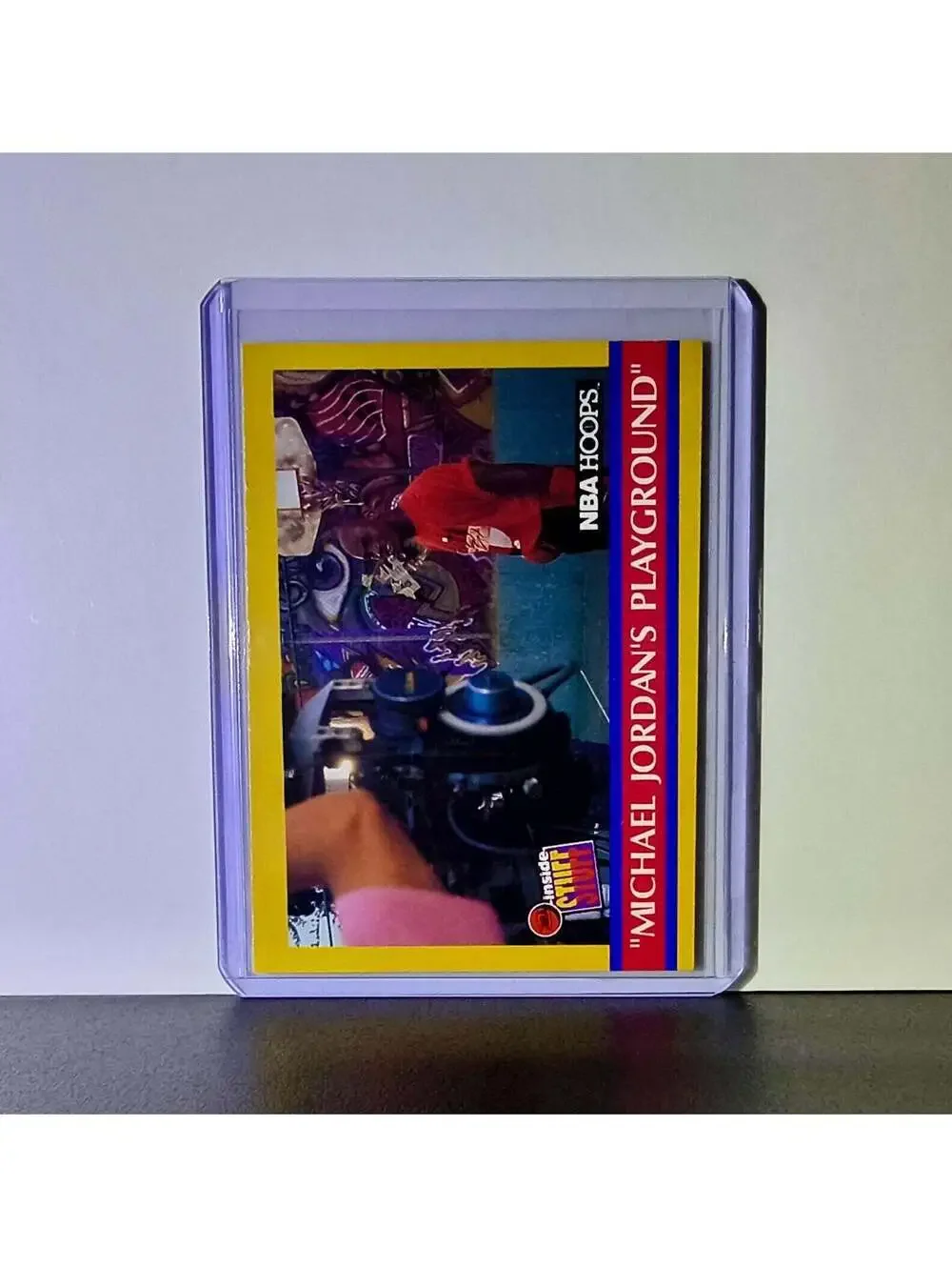 Michael Jordan 1990-91 NBA Hoops Playground #382 Basketball Card Chicago Bulls